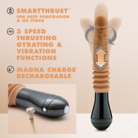 Dildo Vibrador con Movimiento Dr. Skin para Placer Definitivo