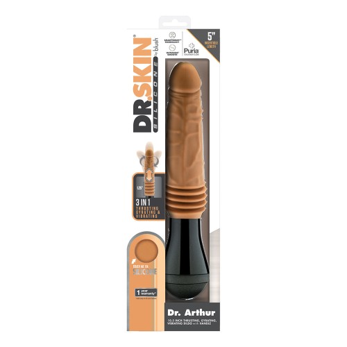 Dr. Skin Thrusting Vibrating Dildo for Ultimate Pleasure