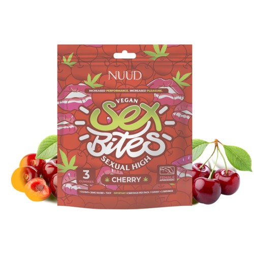 NUUD Cherry Aphrodisiac Gummies - Ignite Passion Naturally