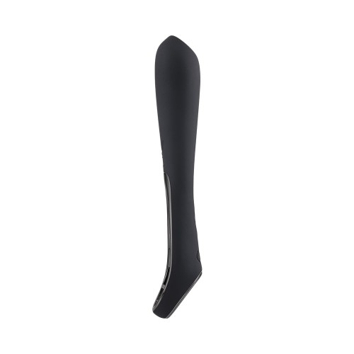 Rechargeable Ollo Silicone Vibrator with Unique Ring Handle