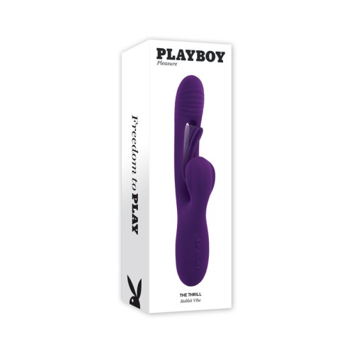 Playboy The Thrill Rechargeable Silicone Dual Stim Vibrator