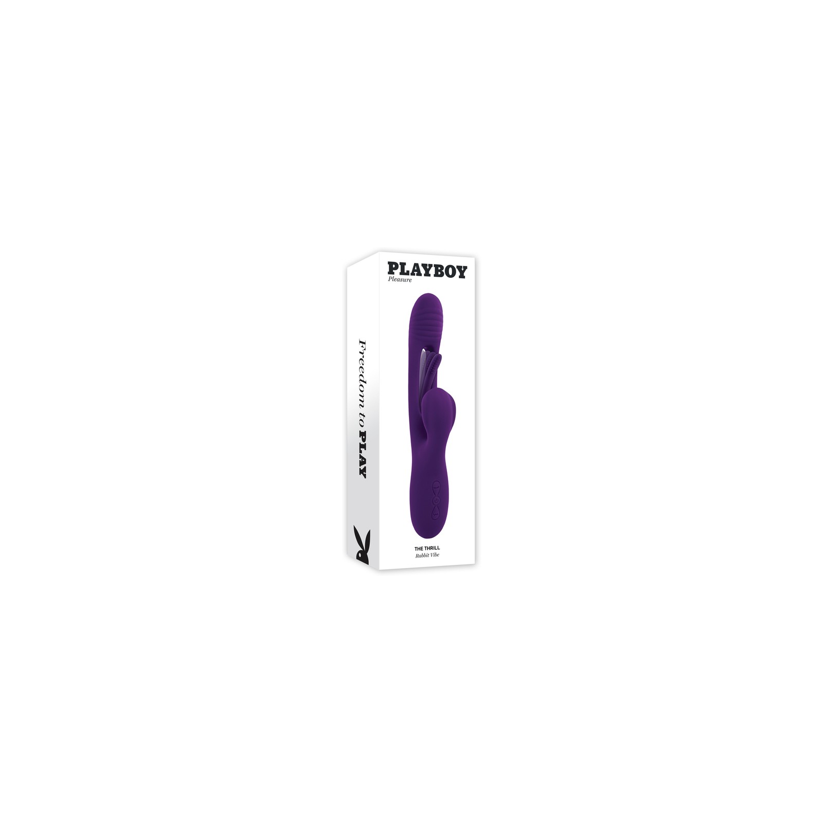 Vibrador Dual Estimulador de Silicona Recargable de Playboy The Thrill