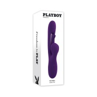 Vibrador Dual Estimulador de Silicona Recargable de Playboy The Thrill