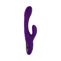 Vibrador Dual Estimulador de Silicona Recargable de Playboy The Thrill