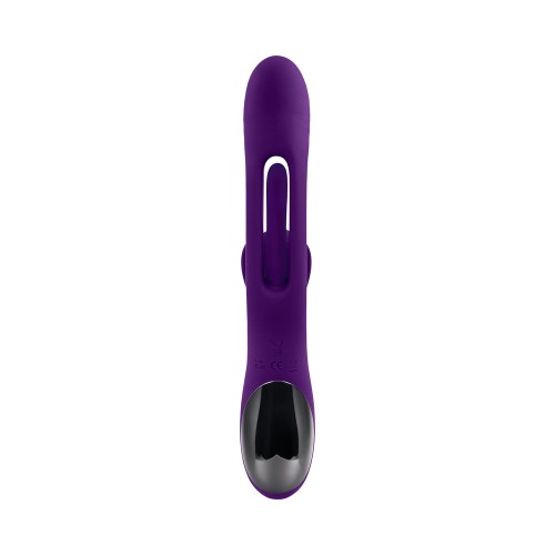 Vibrador Dual Estimulador de Silicona Recargable de Playboy The Thrill