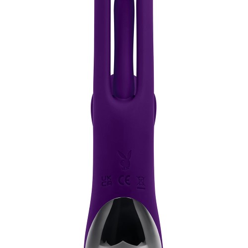 Playboy The Thrill Rechargeable Silicone Dual Stim Vibrator