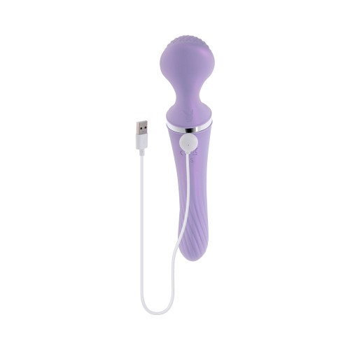 Playboy Vibrato Dual-Ended Wand Vibrator