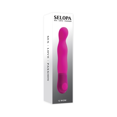 Selopa G Wow G-Spot Silicone Vibrator