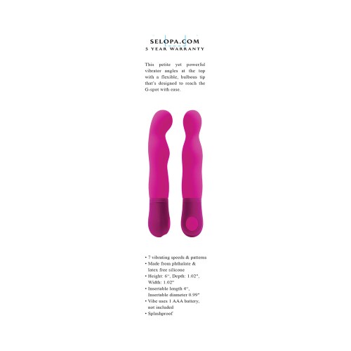 Vibrador G-Spot de Silicona Selopa G Wow