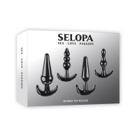 Selopa Intro to Anal Plugs 4-Piece Set