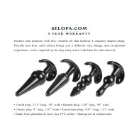 Selopa Intro to Anal Plugs 4-Piece Set