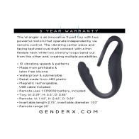 The Wrangler Rechargeable C-Ring by Gender X