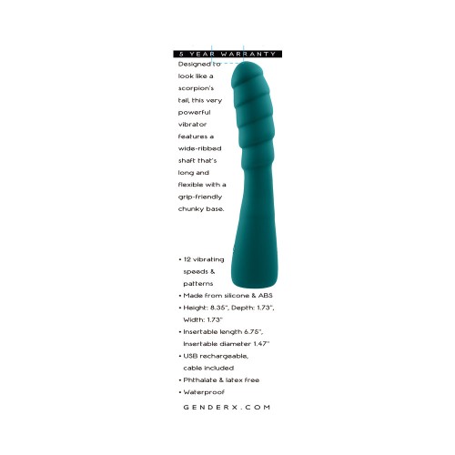 Vibrador de Silicona Recargable Gender X Scorpion