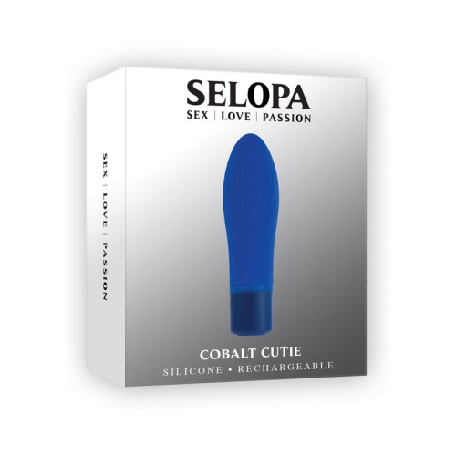 Selopa Cobalt Cutie Mini Vibrator Blue Rechargeable