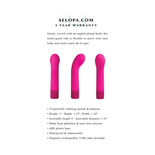 Plug Anal Vibrador Selopa Paradise G para Placer G-Spot