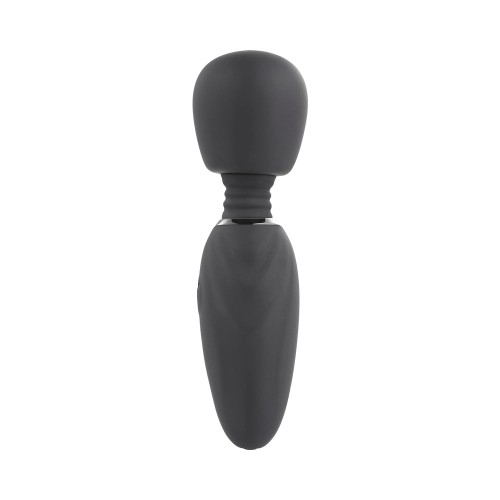 Selopa Buzz One Out Mini Wand Vibrator - Rechargeable Black