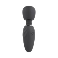 Selopa Buzz One Out Mini Wand Vibrator - Rechargeable Black