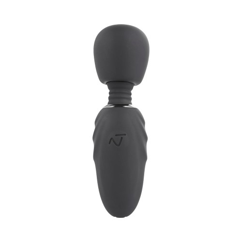 Selopa Buzz One Out Mini Wand Vibrator - Rechargeable Black