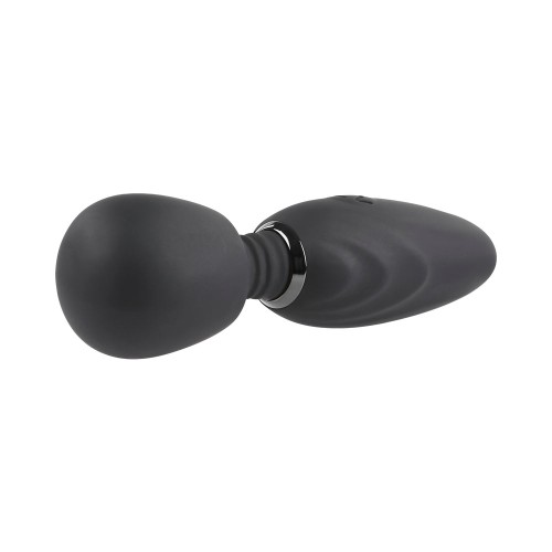 Selopa Buzz One Out Mini Wand Vibrator - Rechargeable Black