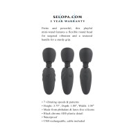 Vibrador Mini Selopa Buzz One Out - Recargable Negro