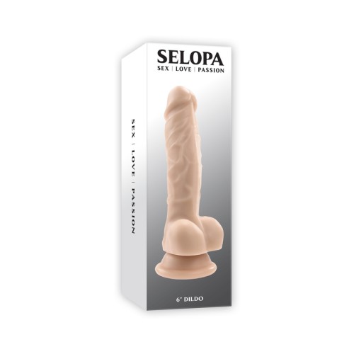 Selopa Life-like Non-Vibrating Dildo 6 in. Light