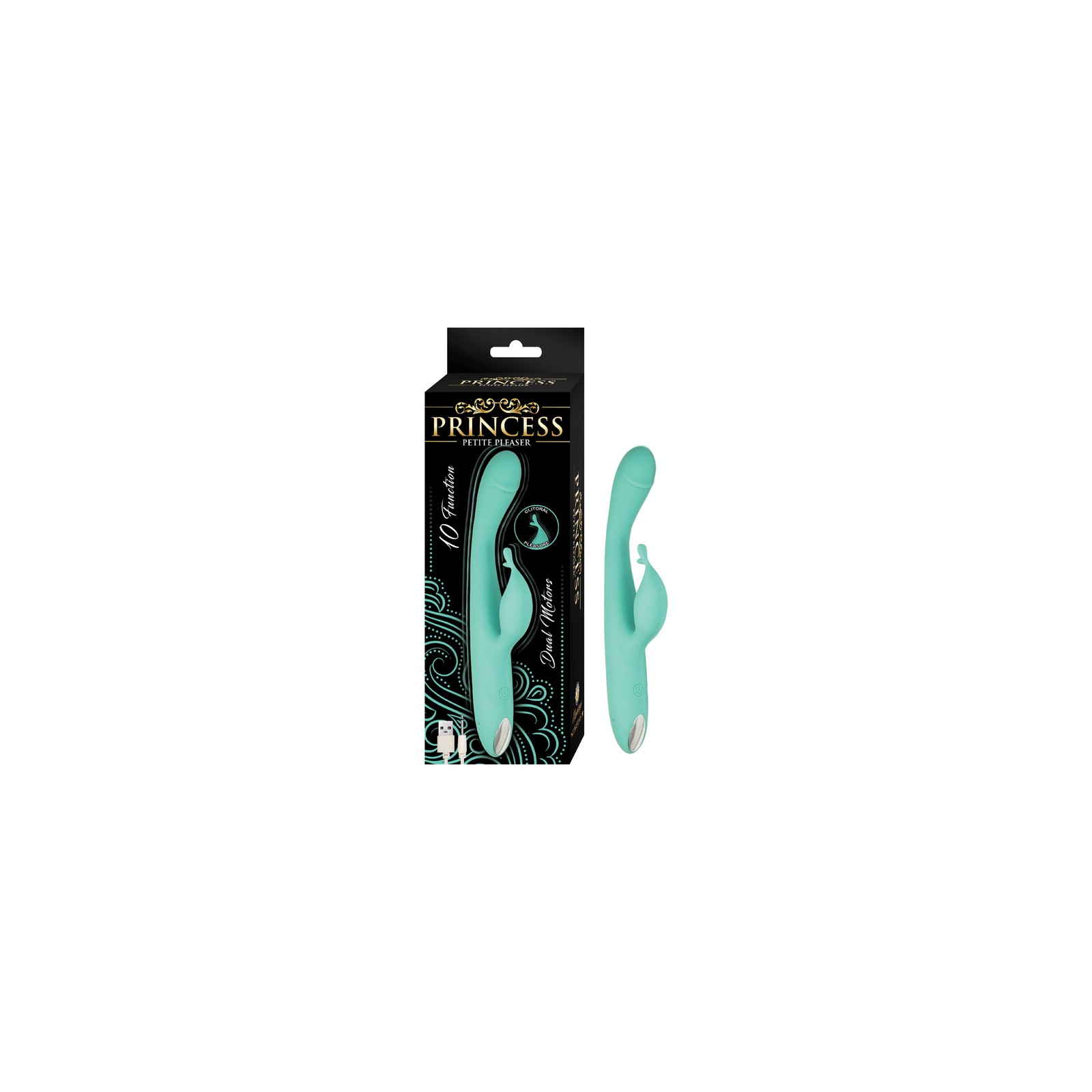 Princess Petite Pleaser Aqua - Slim and Stimulating