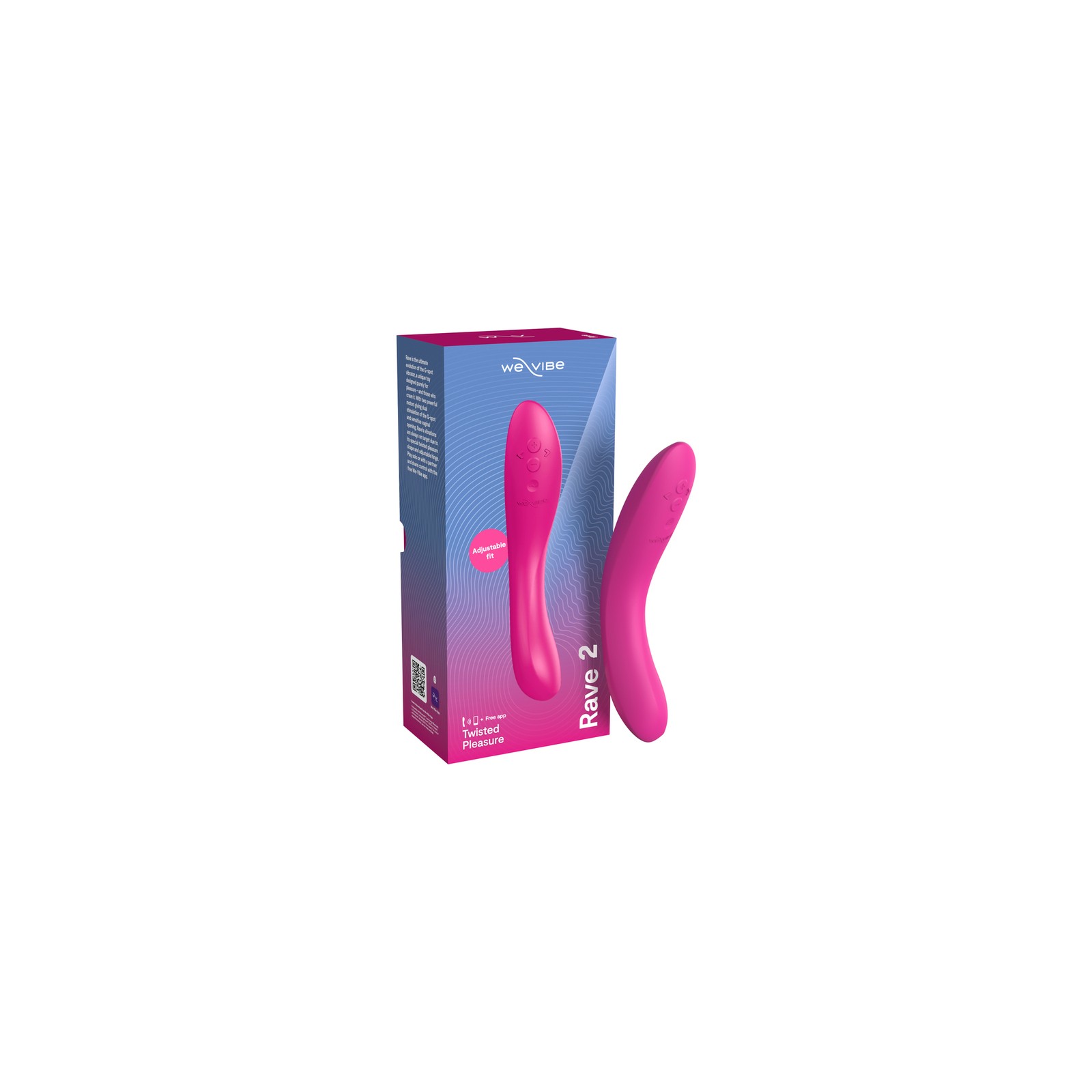 We-Vibe Rave 2 G-Spot Vibrator Fuchsia