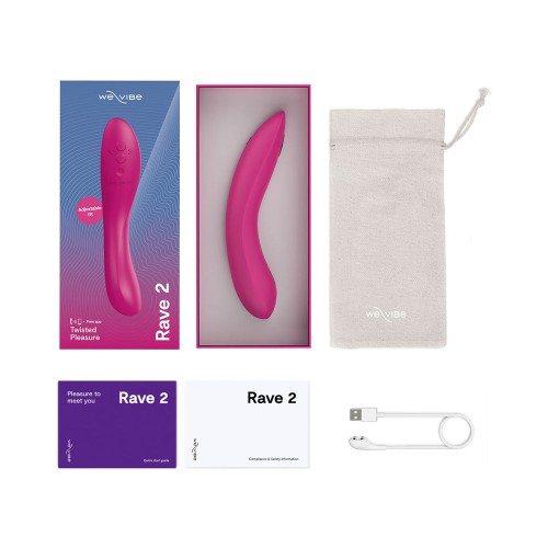 We-Vibe Rave 2 G-Spot Vibrator Fuchsia