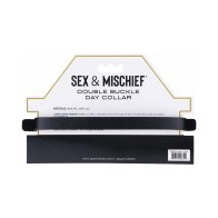 Sex & Mischief Double Buckle Day Collar