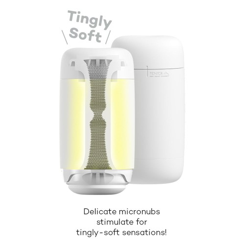 Tenga Puffy Stroker Sugar White - Ultimate Pleasure Tool