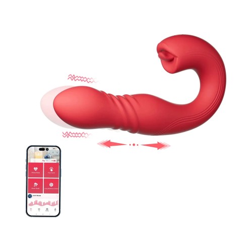 Honey Play Box Joi Thrust Red G-spot Vibrator