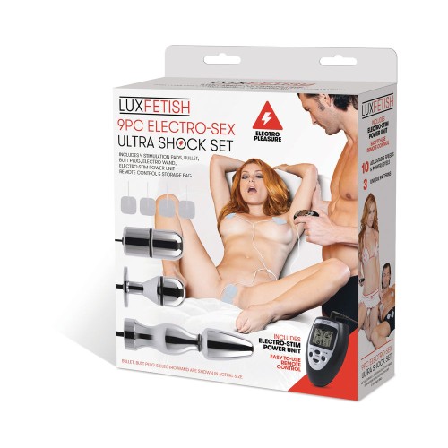 Set Ultra Shock de Lux Fetish Electro-sex - Placer Provocador