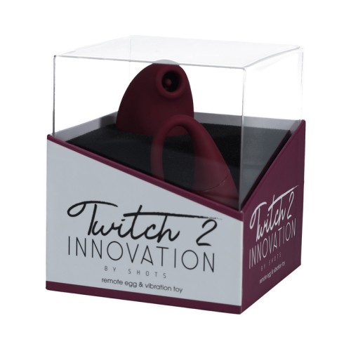 Vibrador Recargable Twitch 2 con Control Remoto