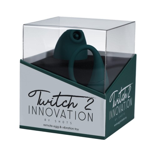 Vibrador Recargable de Succión y Flap TWITCH 2