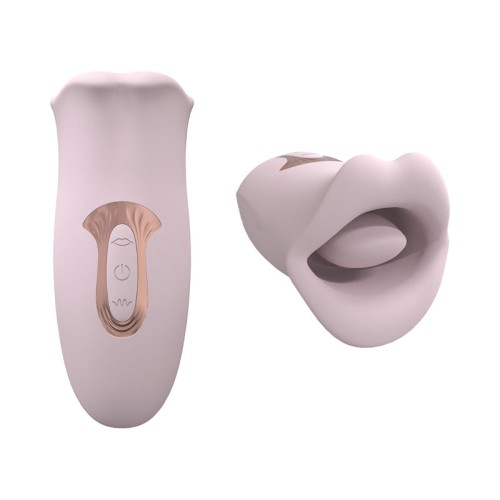 LoveLine Kiss Silicone Vibrating Mouth - 10-Speed Pleasure