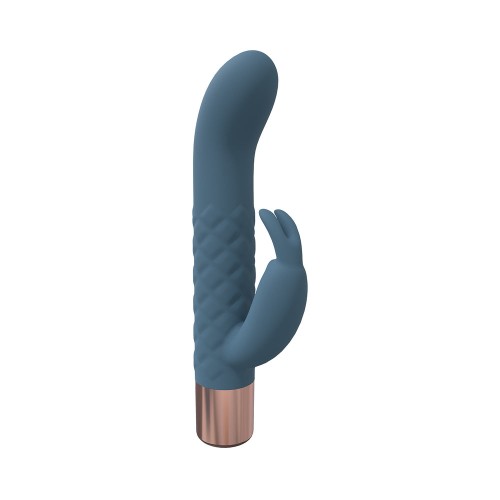 LoveLine Devotion 10 Speed Mini-Rabbit Vibrator Blue/Grey