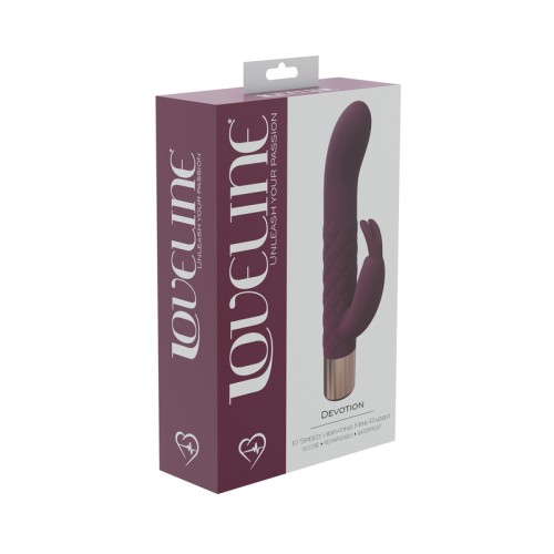 Vibrador Mini-Rabbit Silicona de 10 Velocidades LoveLine Devotion