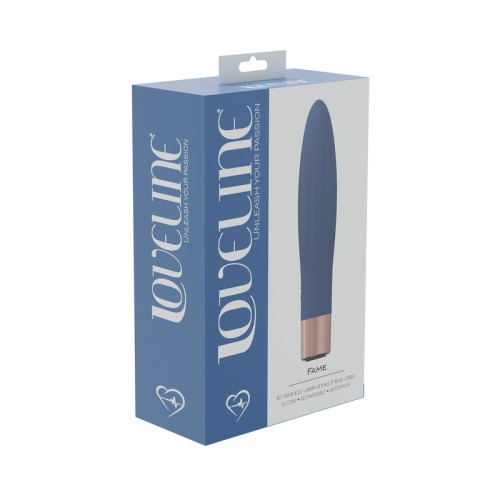 Mini-Vibrador LoveLine Fame 10 Velocidades Silicona Recargable - Ultrasilencioso