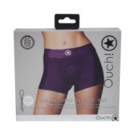 Ouch! Boxer Strap-on Vibrante para Placer Intenso