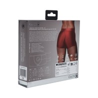 Boxer Strap-On Vibrante Ouch! para Placer y Comodidad