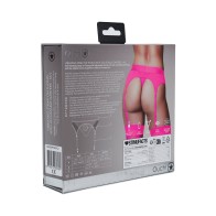 Tanga Strap-on Vibrador Ouch! con Tiras