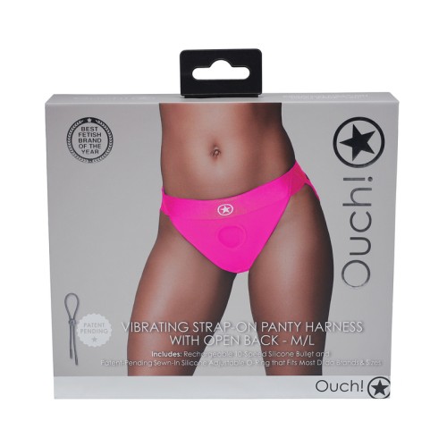 Ouch! Vibrating Strap-on Panty Harness