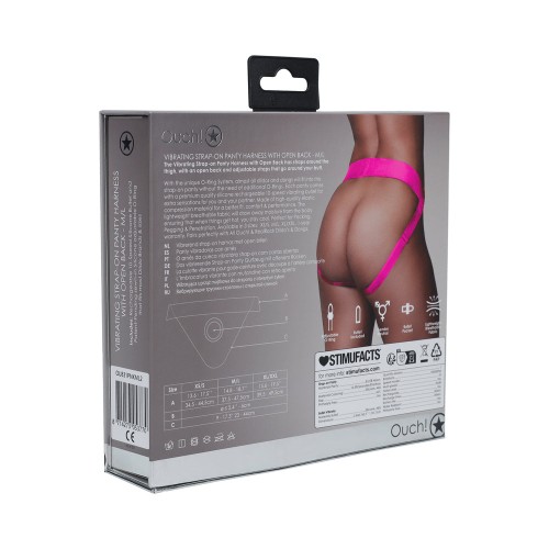 Ouch! Vibrating Strap-on Panty Harness