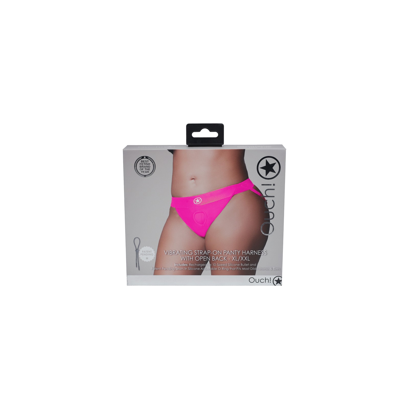 Arnés de Panty Vibrante Ouch! XL/XXL