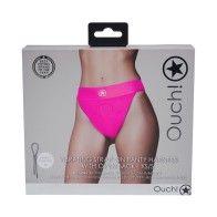 Ouch! Vibrating Strap-on Panty Harness XS/S