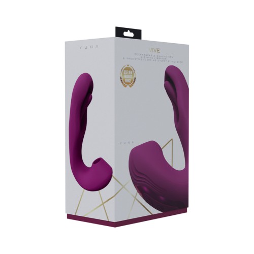 VIVE YUNA Rechargeable Dual Motor Airwave G-Spot Vibrator