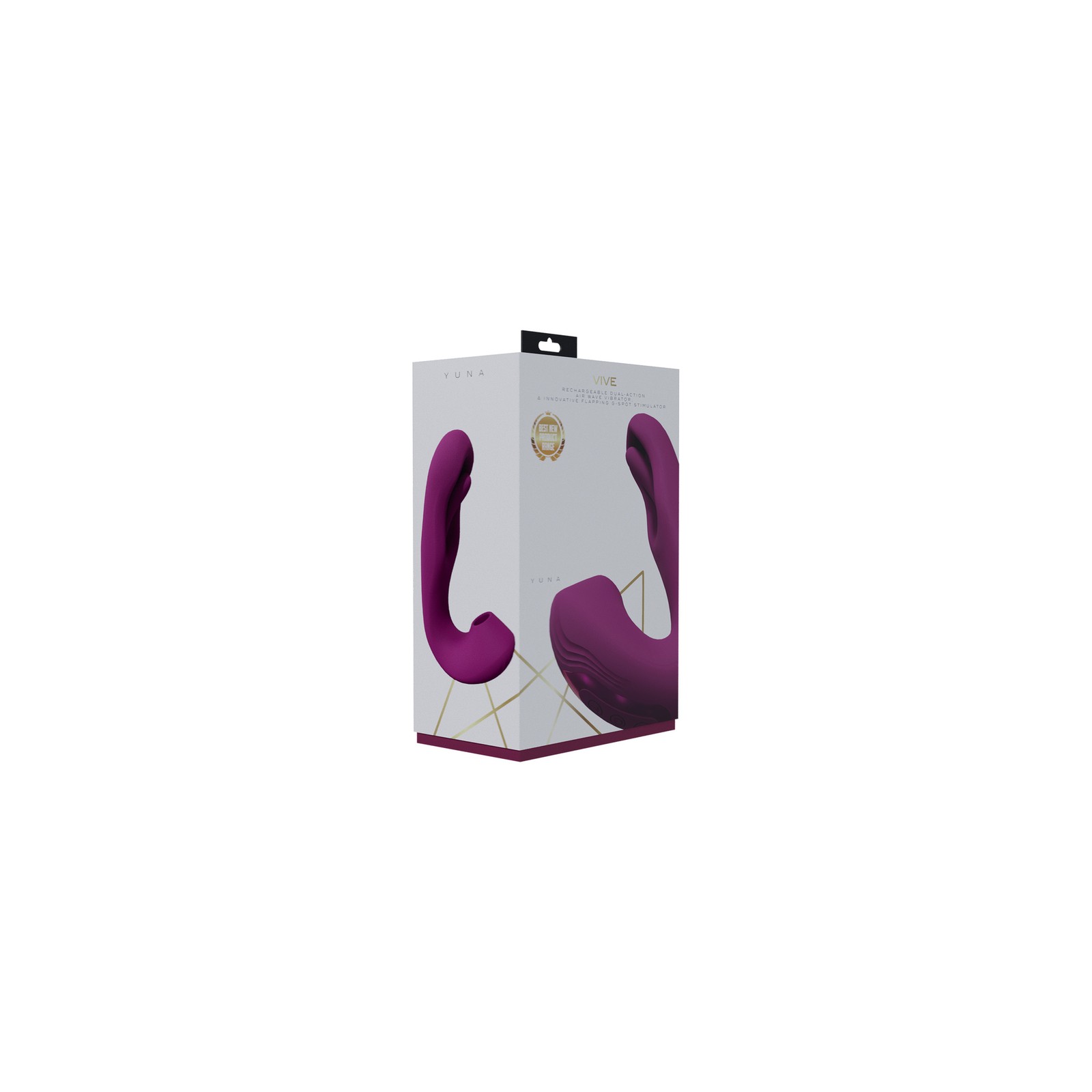 VIVE YUNA Vibrador Rechargeable de Doble Motor para G-Spot