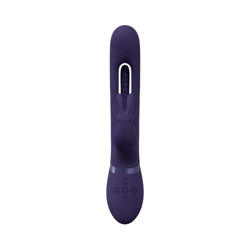 Vibrador Conejito VIVE MIKA de Triple Motor - Púrpura