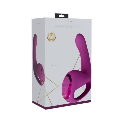 Vibrador VIVE RIKO Recargable con Triple Motor para Mayor Placer