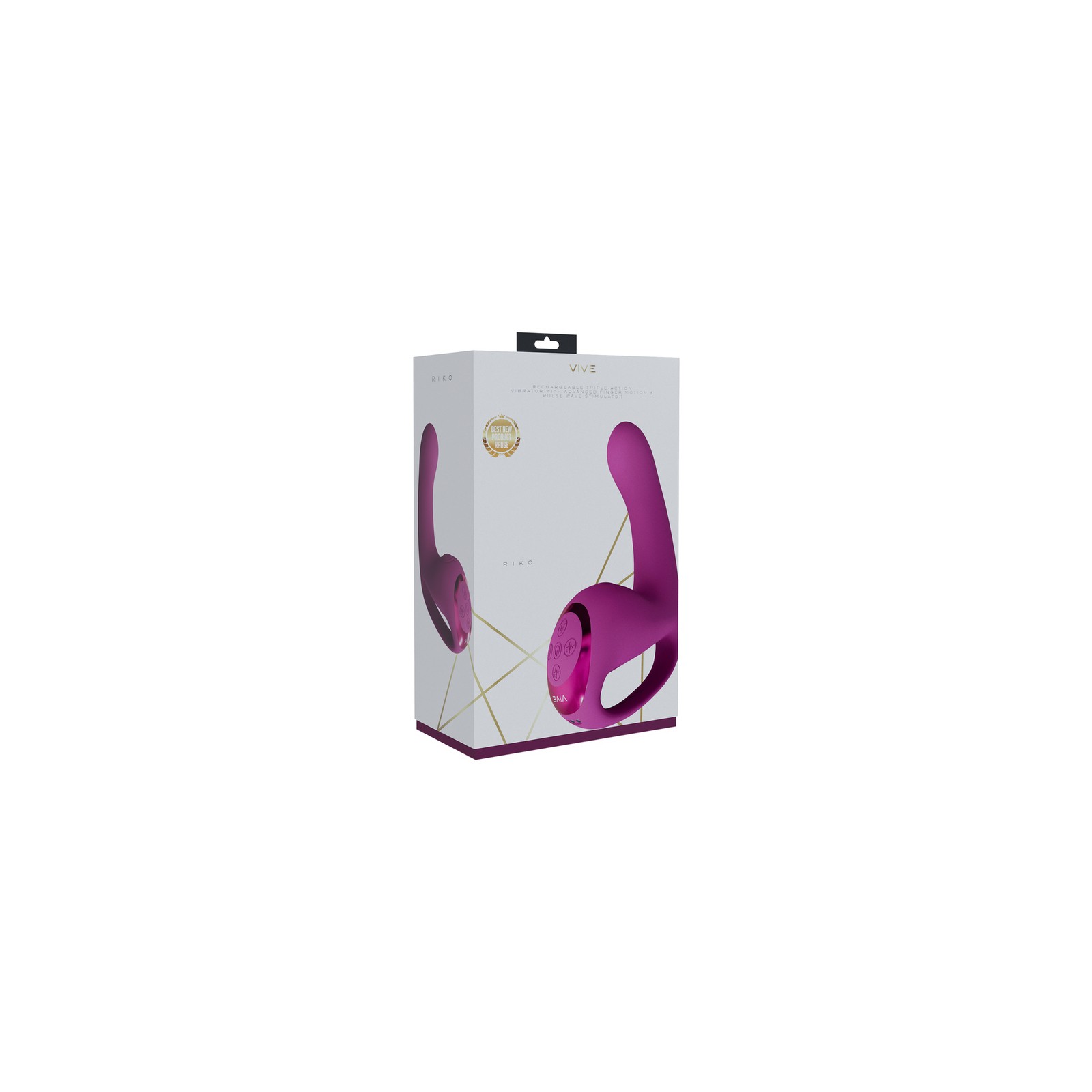 VIVE RIKO Rechargeable Triple Motor Thumper for Enhanced Pleasure